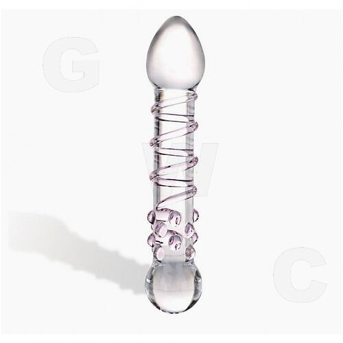 Glass Spiral Staircase Full Tip Dildo