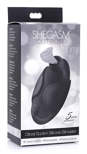 Clit-Bomb Clitoral Suction Silicone Stimulator