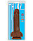 Curve Novelties Thinz 7 Slim Dong w/Balls - Chocolate